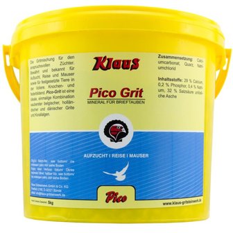 Klaus 1015 Pico-Grit gritmengsel voor duiven 5 kilo