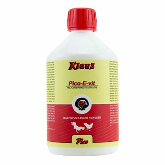 Klaus 7955 Pico-E-Vitamine pluimvee en siervogels 500 ml 