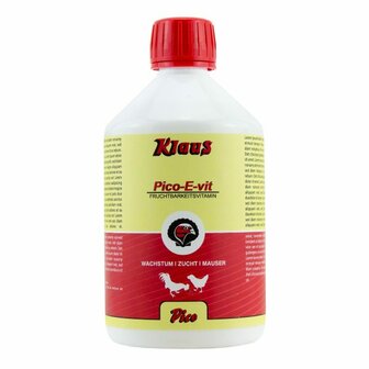 Klaus 7955 Pico-E-Vitamine pluimvee en siervogels 500 ml 