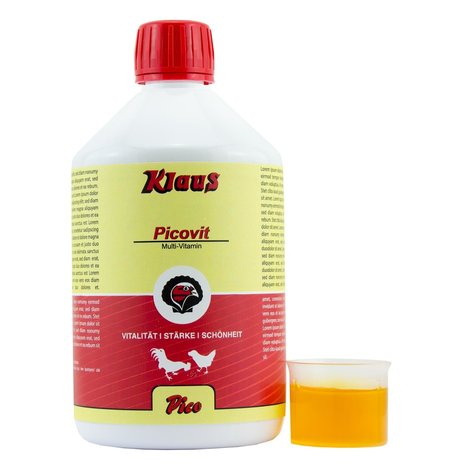Klaus 7898 PicoVit mulitvitamine voor hoenders en kippen 500 ml